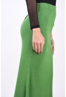 Fusta Noisy May Nmshania Hw Rib Ankle Fern Green